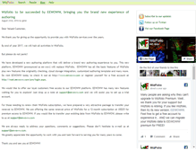 Tablet Screenshot of blog.wizfolio.com